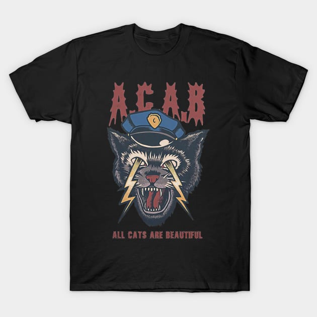 T shirt all cats are beautiful sales